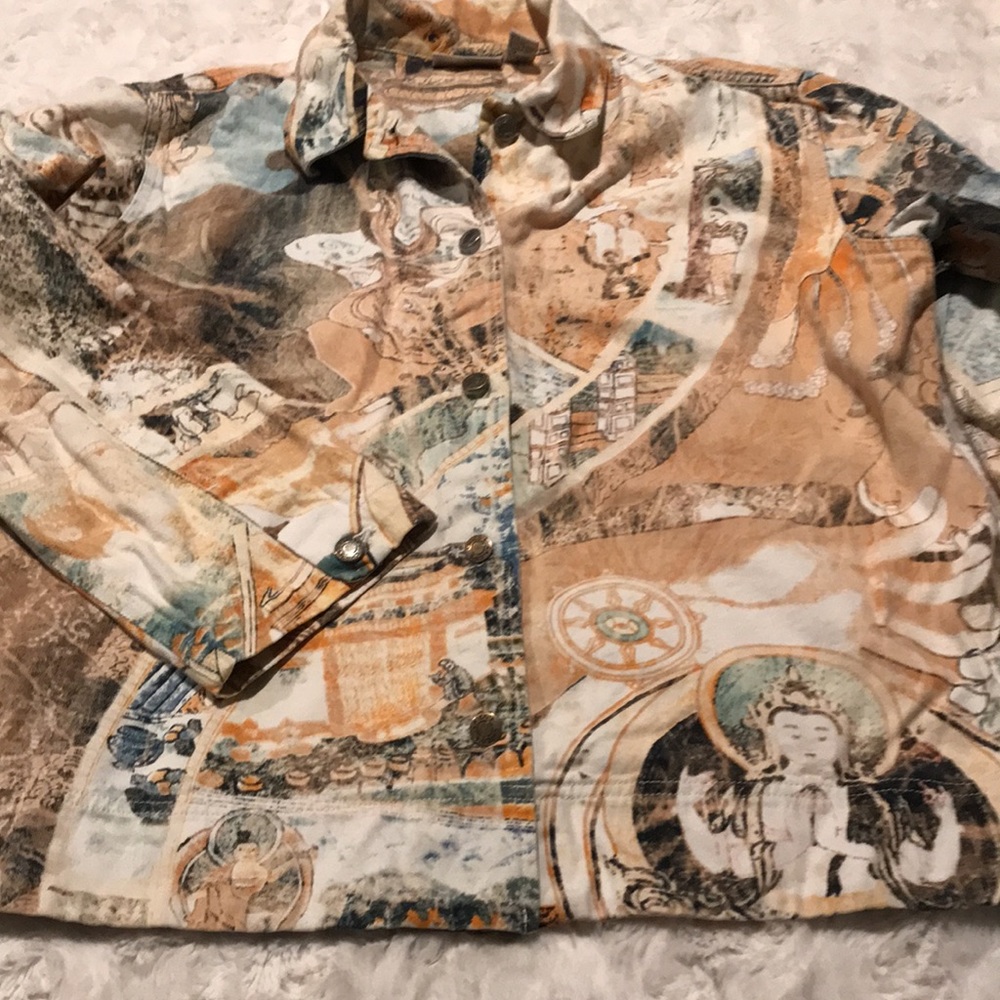 Chico’s Design 2 Pattern Denim Jacket - image 5